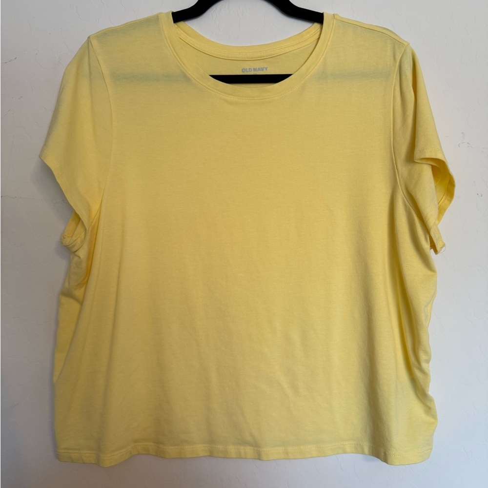 Old Navy Women's Sunny Yellow Short Sleeve Tee